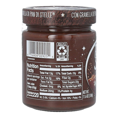 Pack 2 Mulino Bianco Pan Di Stelle Cookies of Glass Bottle