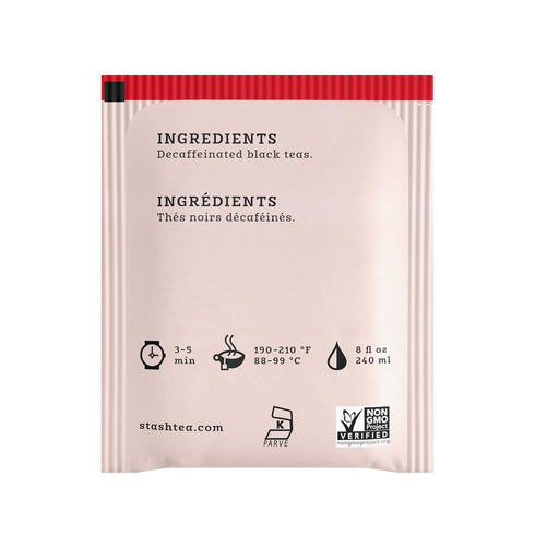 100 Count PACKAGING) Stash Tea Decaf English Breakfast Black Tea - Decaf, Non-GMO Project Verified Premium Tea with No
