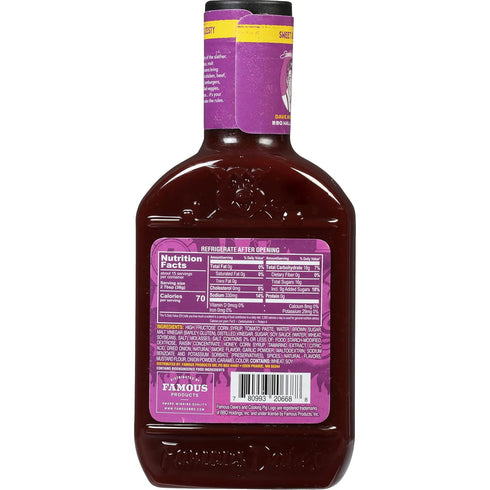 2 (40 oz.) Famous Dave's - pck, Sweet & Zesty BBQ Sauce