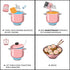 CHIRAMEN Dried Narutomaki Fish Cake Ramen Toppings Classic Japanese Fish Cake Slices with Pink Swirl Instant Noodle