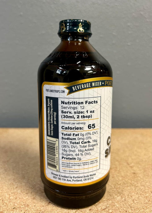 12 oz 24 (Pack 2) Portland Syrups - Caffeinated Simple Syrup - Premium Beverage Concentrate for a Boost of Clean Energy