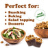 1 Omega-3 Organic California Walnuts Halves & Pieces, Pound Non-GMO, Raw, Unsalted, Shelled, Vegan, Kosher, Sirtfood