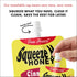 Squeeze Me Honey Packets 100% 5 1oz Individual Single Serve - Resealable Honey For Tea Coffee Sweetener - Pure Raw