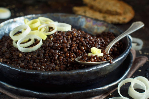 1 Food to Live Organic Black Lentils, Pound Non-GMO, Whole Dry Pulses, Raw, Sproutable, Kosher, Vegan, Bulk Legumes
