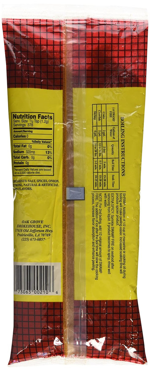 Swamp Fire 1 Complete Cajun Seafood Boil, Pound Bag