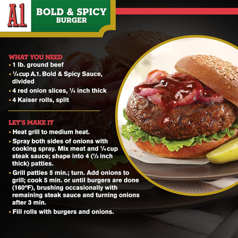 A.1. (10 oz Bold & Spicy Sauce with Tabasco Bottle)