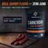6 oz pack Rugged Unleashed Grass Fed Beef Sticks Premium Carnivore Snacks With High Protein Meat Sticks, Savory Beef