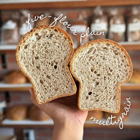 Wilbur 1g 7g (2 Pack (16 oz), Dr. B's Five Flour Multigrain Bread | Net Carbs & Protein | Low Calorie, Vegan, Sugar