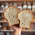 Wilbur 1g 7g (2 Pack (16 oz), Dr. B's Five Flour Multigrain Bread | Net Carbs & Protein | Low Calorie, Vegan, Sugar