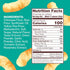 0.8oz, Pack 18, 3g 2g HIPPEAS Chickpea Puffs, Groovy White Cheddar, Gluten Free Snacks, Dairy Free, Vegan, of Protein