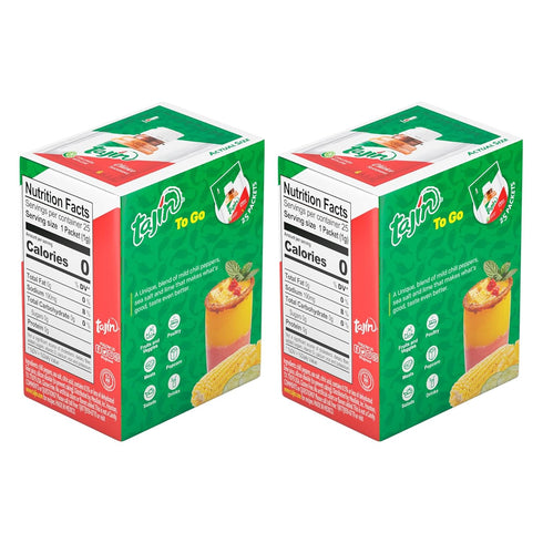 Tajin Clásico Chile Lime Seasoning To-Go Packets (Pack of 2)