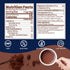 50 10 Mushroom Hot Chocolate for Calm, Servings Cocoa Powder | Mushrooms Supplements with Magnesium Glycinate