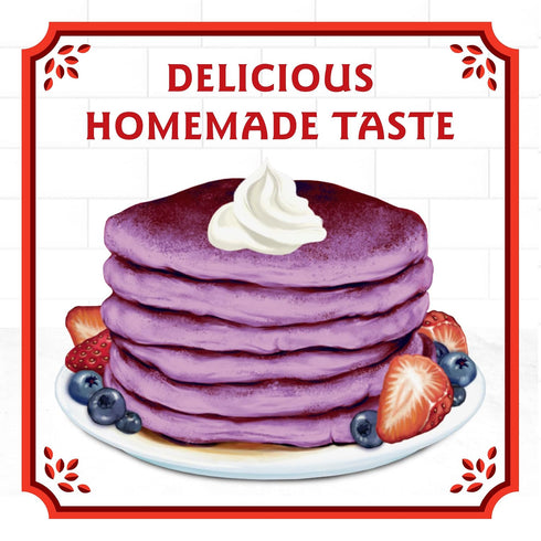 14 oz Birch Benders Ube Mochi Pancake & Waffle Mix, Bag