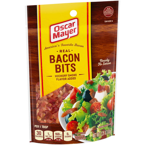 Oscar Mayer (2.25 oz Package) Real Bacon Bits with Hickory Smoke Flavor Added