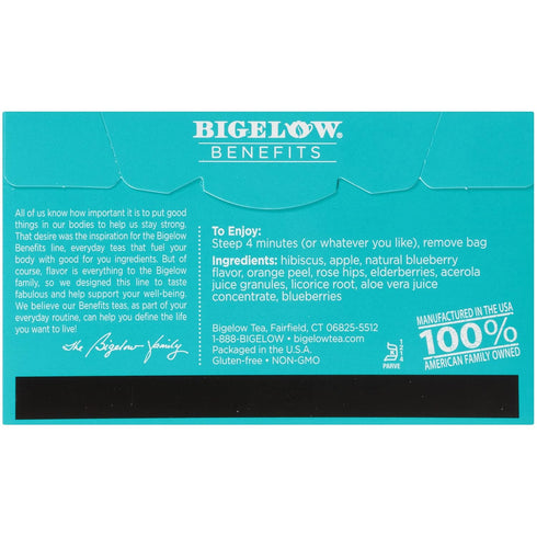 18 Bigelow Tea Cinnamon & Black Berry, ct