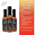 De Lux Farms 5 oz (3 Pack) -Truffle Obsession Gourmet Hot Sauce (Legit Habanero, Intense Heat)-Kosher Certified Hot