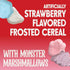General Mills 9.6 oz Franken Berry Cereal with Monster Marshmallows, Kids Breakfast Cereal, Limited Edition, Made