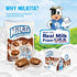 Milkita Creamy Shake Candy Bag, Gluten Free Chewy Candies with Calcium & Real Milk - 25 Pcs, Chocolate Flavor