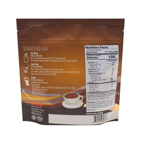 10 oz KAV DECADENT Barista Salted Caramel Chocolate Luxurious Beverage Mix | Sweet & Savory Flavor, Perfect for Hot
