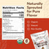 10 Oz, 3 Pack Lark Ellen Farm Organic Sprouted Walnuts Raw, Unsalted, Keto-Friendly, Healthy Vegan Snack, Gluten-Free