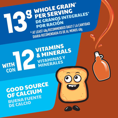 17.4 oz French Toast Crunch Breakfast Cereal, Syrup and Cinnamon Taste, Family Size