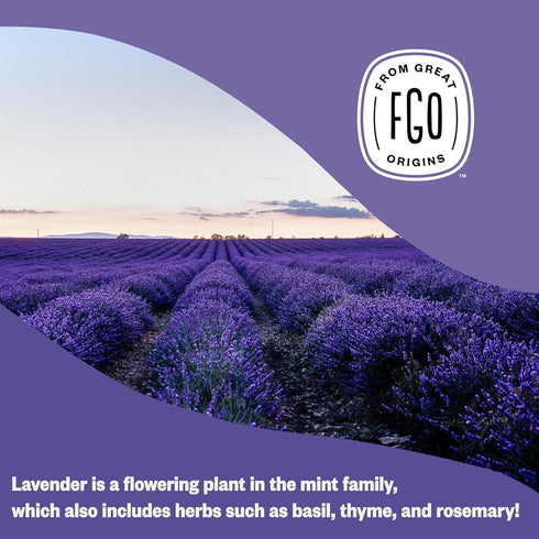 4oz, Packaging (Pack 1) FGO Organic Dried Lavender Flowers, Extra Grade Dried Buds, Imported From France for Culinary