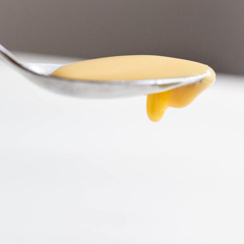 10oz, 283g (3 Swan's Raw and Unfiltered Wildflower Honey Creamy, Silky, Gourmet Includes Beeswax, Pollen, Enzymes Glass