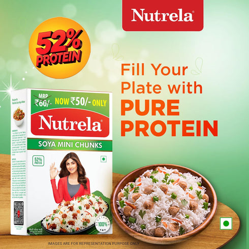 Nutrela Soya Mini Chunks, 220 Grams