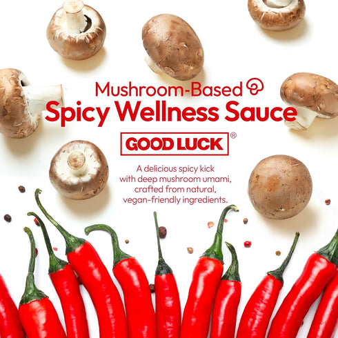 6 GOOD LUCK Hot Sauce, Spicy Chili Oil with High-Grade Chopped Chili Cans Chili Paste, Vegan-Friendly, Ideal for Daily