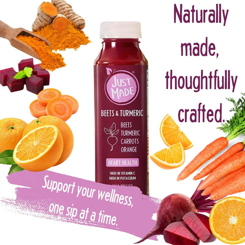 11.8 JUST MADE JUICE Beets & Turmeric Juice, FZ
