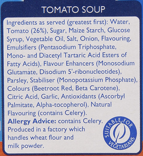Batchelors 4 93 (Pack 9) Cup a Soup Tomato Sachets g
