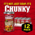 18.8 (12 pack) Campbell's Chunky Soup, Old Fashioned Vegetable Beef Soup, Ounce Can
