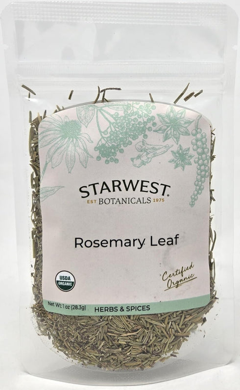 Rosemary Leaf Whole Organic, 1 oz
