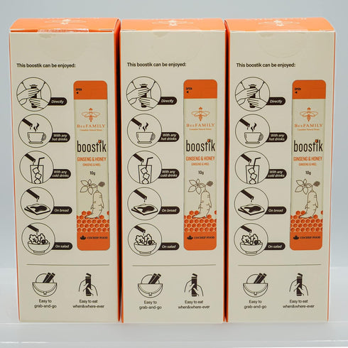 300g Pack BeeFamily - Ginseng Honey Boostik Multi