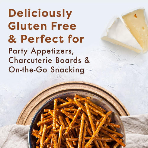 Glutino Gluten Free Pretzel Sticks, Delicious Everyday Snack, Lightly Salted, 8 oz