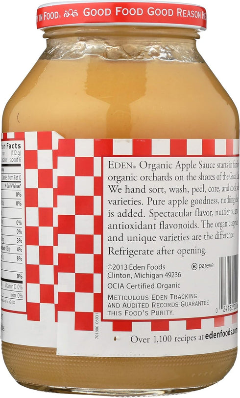 Organic Apple Sauce - 25 oz