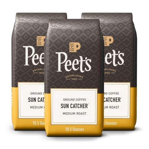 Peet's Coffee, Light Roast Ground Coffee - Sun Catcher Blend 10.5 Ounce