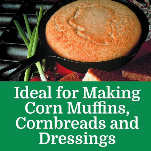 2 pack, 5 lb White Lily Buttermilk Cornmeal & Enriched White Corn meal Mix, Each, with Stock Your Home Conversion