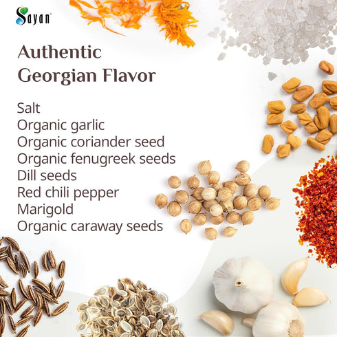 6oz 170g Svanuri Salt / - All Natural Hand Made Georgian Cuisine Seasoning - Ad Exquisite Flavor - Friendly to Reduced