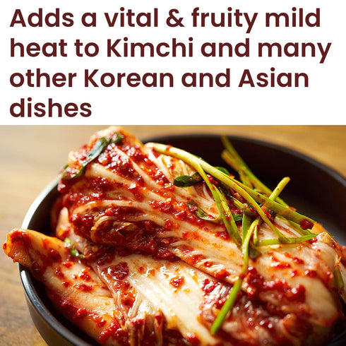 The Spice Way Gochugaru Korean Red Pepper Flakes, 8 oz, Premium Quality for Kimchi, Stir-Fries, Soups