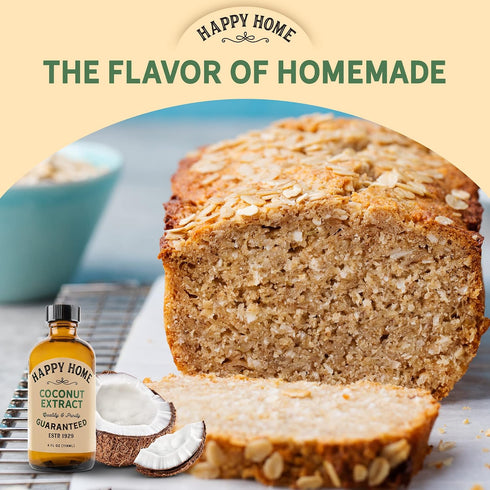 4 oz. Happy Home Premium Natural Coconut Flavor - Certified Kosher