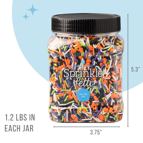 1.3 Sweets Indeed, Bulk Sprinkles, pounds, Sprinkle Mix, Perfect for Cake Decorations, Baking Ice Cream Cookies Cupcake