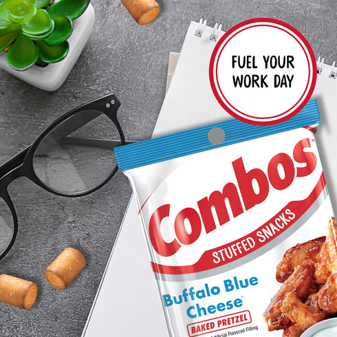 Combos 6.3-Ounce Buffalo Blue Cheese Pretzel Baked Snacks Bag