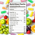 1 lb 5 Fruit Chews Candy Bulk - Individually Wrapped, Retro Candy in Resealable Bag, Assorted Flavors, Soft & Delicious