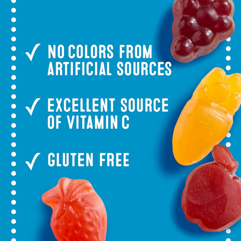 Pack, 22 17.6 oz (Pack 6) Mott's Fruit Flavored Snacks, Assorted Fruit, Gluten Free Snack, Value Pouches