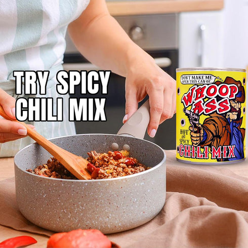 WHOOP Chili Seasoning Mix Meal Kit, 6 Oz, Premium Gourmet Hot Habanero Pepper Chili Mix Kit