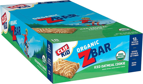 CLIF KID ZBAR - Organic Granola Bars - Iced Oatmeal Cookie -