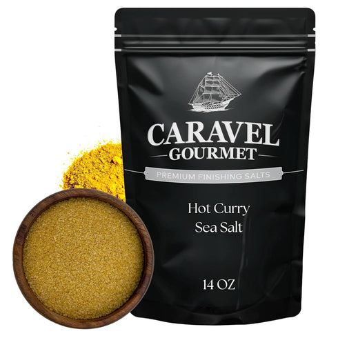 Hot Curry Sea Salt for Seasoning and Cooking Natural Salt with Curry