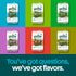 Gimme 6 Pack, 12 Count (2 Omega3s Seaweed Organic Premium Roasted Seaweed Snacks, New Flavor Variety Each) Keto, Vegan