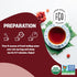 FGO Organic Red Raspberry Leaf Tea Bags - 100 Eco-Conscious, Caffeine Free, Resealable Bag